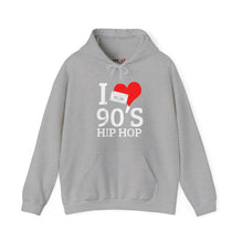 Load image into Gallery viewer, I Love 90's Hip Hop Heavy Blend Unisex Hoodie
