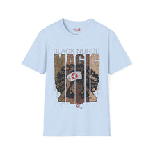 Load image into Gallery viewer, Black Nurse Magic Unisex Softstyle T-Shirt