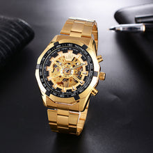 Load image into Gallery viewer, Mens Watch Mens Mechanical Watch Steel Band Fashion Watch High-end Hollow Mechanical Watch