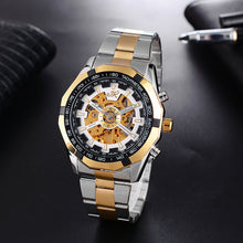 Load image into Gallery viewer, Mens Watch Mens Mechanical Watch Steel Band Fashion Watch High-end Hollow Mechanical Watch