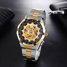 Load image into Gallery viewer, Mens Watch Mens Mechanical Watch Steel Band Fashion Watch High-end Hollow Mechanical Watch