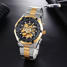 Load image into Gallery viewer, Mens Watch Mens Mechanical Watch Steel Band Fashion Watch High-end Hollow Mechanical Watch