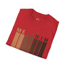 Load image into Gallery viewer, Melanin Vertical Stripes Unisex Softstyle T-Shirt