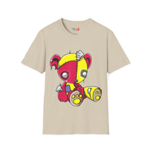 Load image into Gallery viewer, Red & Yellow Teddy Bear Unisex Softstyle T-Shirt