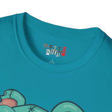 Load image into Gallery viewer, Evil Patched Teddy Bear Unisex Softstyle T-Shirt