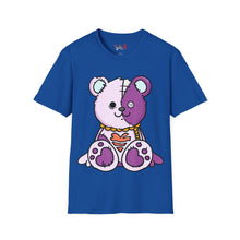 Load image into Gallery viewer, Purple Two Tone Teddy Bear T-shirt