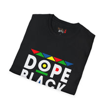 Load image into Gallery viewer, Dope Black Mom Martin Font Unisex Softstyle T-Shirt