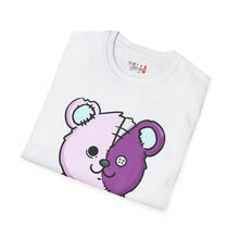 Load image into Gallery viewer, Purple Two Tone Teddy Bear T-shirt
