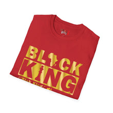 Load image into Gallery viewer, Black King Unisex Softstyle T-Shirt