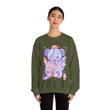Load image into Gallery viewer, Pastel Baby Blue Teddy Bear Sweatshirt