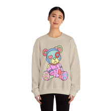 Load image into Gallery viewer, Pink Heart Eye Teddy Bear Sweatshirt
