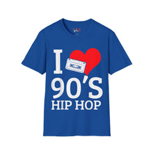 Load image into Gallery viewer, I Love 90's Hip Hop Unisex Softstyle T-Shirt