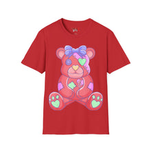 Load image into Gallery viewer, Orange Heart Eye Teddy Bear T-shirt