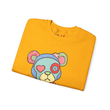 Load image into Gallery viewer, Pink Heart Eye Teddy Bear Sweatshirt