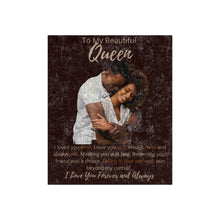 Load image into Gallery viewer, Custom Luxurious Crushed Velvet Blanket