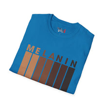 Load image into Gallery viewer, Melanin Vertical Stripes Unisex Softstyle T-Shirt
