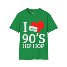 Load image into Gallery viewer, I Love 90's Hip Hop Unisex Softstyle T-Shirt
