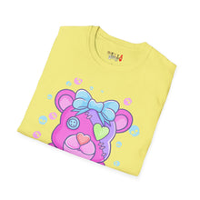 Load image into Gallery viewer, Purple Pink Teddy Bear T-shirt