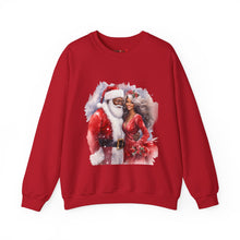 Load image into Gallery viewer, Black Santa 8 Unisex Heavy Blend™ Crewneck Sweatshirt