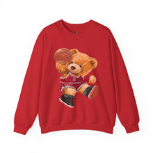 Load image into Gallery viewer, Basketball Teddy Bear Sweatshirt