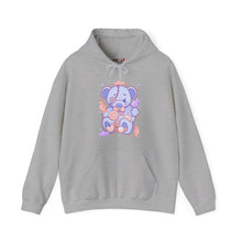 Load image into Gallery viewer, Pastel Baby Blue Teddy Bear Hoodie