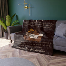 Load image into Gallery viewer, To My Mom From Daughter 4 Crushed Velvet Blanket