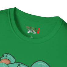 Load image into Gallery viewer, Evil Patched Teddy Bear Unisex Softstyle T-Shirt