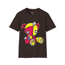 Load image into Gallery viewer, Red & Yellow Teddy Bear Unisex Softstyle T-Shirt