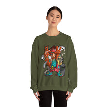Load image into Gallery viewer, Purple Teddy Bear Sweatshirt