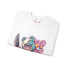 Load image into Gallery viewer, Two Headed Knife Teddy Bear Sweatshirt