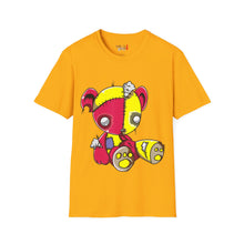 Load image into Gallery viewer, Red & Yellow Teddy Bear Unisex Softstyle T-Shirt