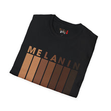 Load image into Gallery viewer, Melanin Vertical Stripes Unisex Softstyle T-Shirt