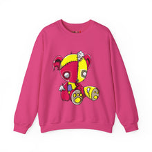 Load image into Gallery viewer, Red Yellow Patches Teddy Bear Sweatshirt