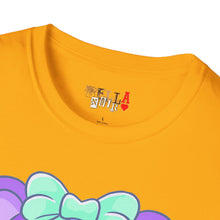 Load image into Gallery viewer, Purple Heart Eye Teddy Bear T-shirt