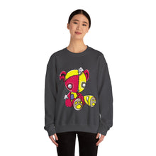 Load image into Gallery viewer, Red Yellow Patches Teddy Bear Sweatshirt