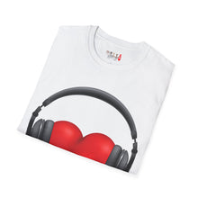 Load image into Gallery viewer, Heart Music Unisex Softstyle T-Shirt