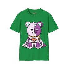 Load image into Gallery viewer, Purple Two Tone Teddy Bear T-shirt