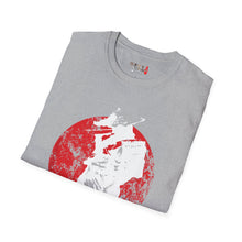 Load image into Gallery viewer, Red Moon Samurai Unisex Softstyle T-Shirt