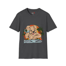Load image into Gallery viewer, DJ Teddy Bear Unisex Softstyle T-Shirt