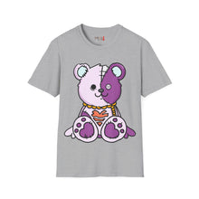 Load image into Gallery viewer, Purple Two Tone Teddy Bear T-shirt