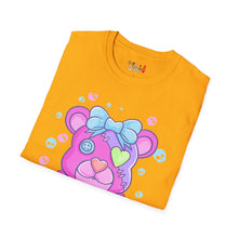 Load image into Gallery viewer, Purple Pink Teddy Bear T-shirt