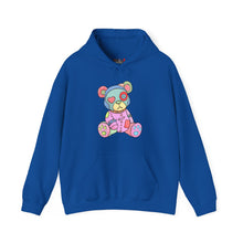 Load image into Gallery viewer, Pink Heart Eye Teddy Bear Hoodie
