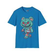Load image into Gallery viewer, Evil Patched Teddy Bear Unisex Softstyle T-Shirt