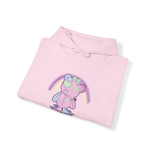 Load image into Gallery viewer, Green Heart Eye Teddy Bear Hoodie