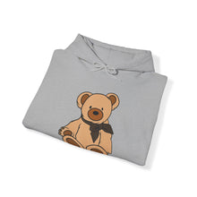 Load image into Gallery viewer, Brown Scarf Teddy Bear Hoodie