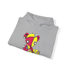 Load image into Gallery viewer, Red Yellow Patches Teddy Bear Hoodie