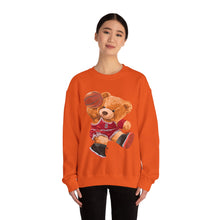 Load image into Gallery viewer, Basketball Teddy Bear Sweatshirt