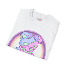 Load image into Gallery viewer, Pastel Pink & Blue Teddy Bear T-shirt