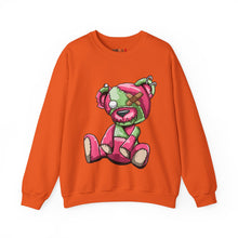 Load image into Gallery viewer, Pink & Green Patched Teddy Bear Sweatshirt