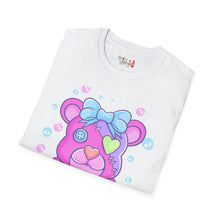 Load image into Gallery viewer, Purple Pink Teddy Bear T-shirt